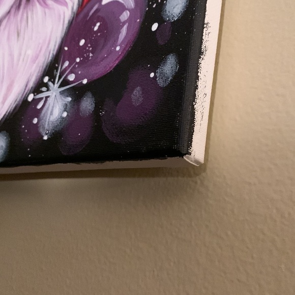 SALE!! Santa holiday gnome painting #2 handmade - Picture 6 of 10